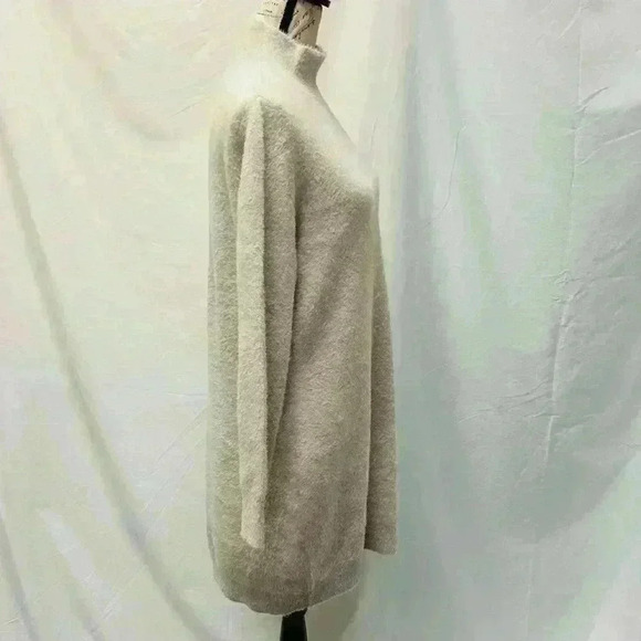 NWT Bailey 44 Cream Fuzzy Sweater Dress Size XL Long Sleeve - Picture 5 of 11
